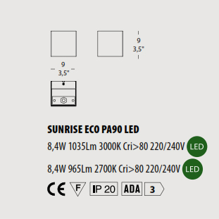 Luci Italiane (Италия)Sunrise eco_PA 90 LED