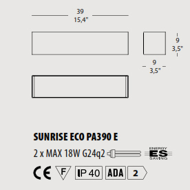 Luci Italiane (Италия)Sunrise eco_PA 390 LED