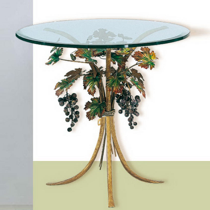 Столик лоза. Стол декоративный. Декоративный столик со стеклом. Кованый стол Виноградная лоза. Столик кованый с виноградом.